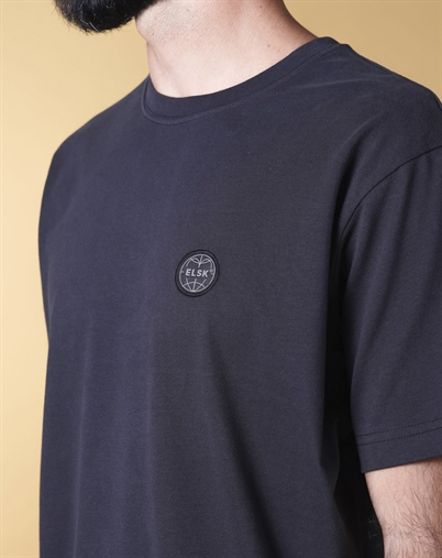 Elsk - Globe Brushed T-shirt - Black